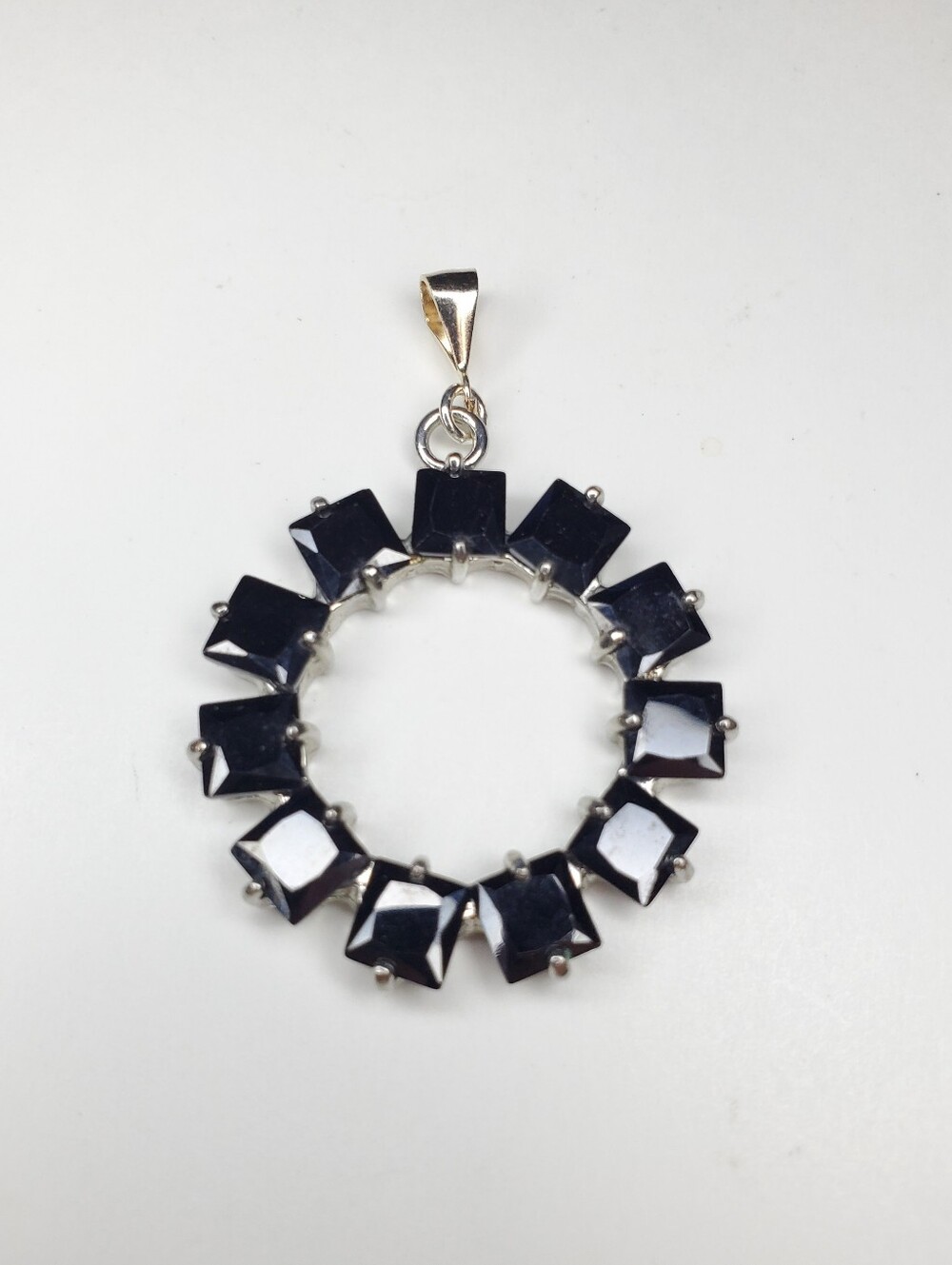 Vtg. Eternity Cz Pendant
